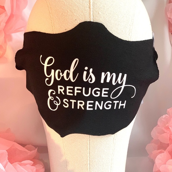 Accessories - God is My Refuge & Strength Cotton Mask